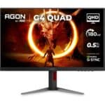Monitor Gamer AOC AGON QUAD 27″ QHD 180Hz 0.5ms IPS HDR10 Base Ajustável Q27G4F