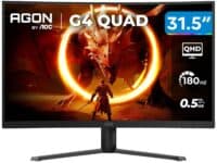 Monitor Gamer AOC Gaming 32" QHD 180Hz IPS 0,5ms HDMI DisplayPort