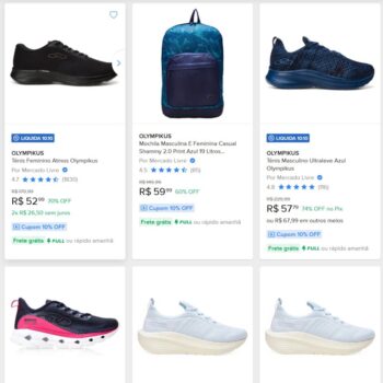 Olympikus com até 80% OFF - Mercado Livre