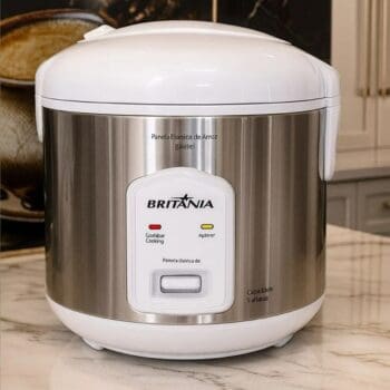 Panela de arroz, Bpa5bi, 5 xícaras, Branco, 110v, Britânia