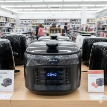 Panela De Pressão Elétrica 5l Nutripro Preta Midea