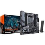 Placa Mãe Gigabyte B550M GAMING X WIFI6, AMD AM4, Micro ATX, DDR4, RGB, Wi-Fi 6, Bluetooth, Preto – B550M GAMING X WIFI6