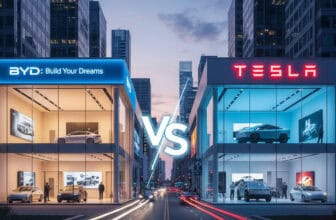 Artigos BYD ultrapassa a Tesla e assume a liderança global em vendas de carros elétricos em 2025