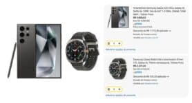 Promotop: As melhores Promoções,cupons e descontos! Smartphone Samsung Galaxy S24 Ultra 12/256GB + Watch Ultra 47mm LTE