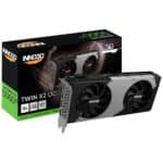 Placa de Video Inno3D RTX 5060 Ti Twin X2 OC Geforce Nvidia, 8Gb 128bits, DLSS 4 – N506T2-08D7X-193075N
