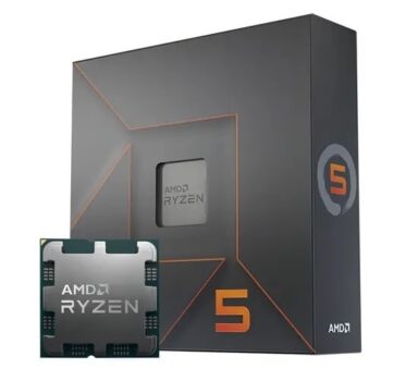 Processador gamer AMD Ryzen 5 7600X 100-100000593WOF de 6 núcleos e 5.3GHz de frequência com gráfica integrada