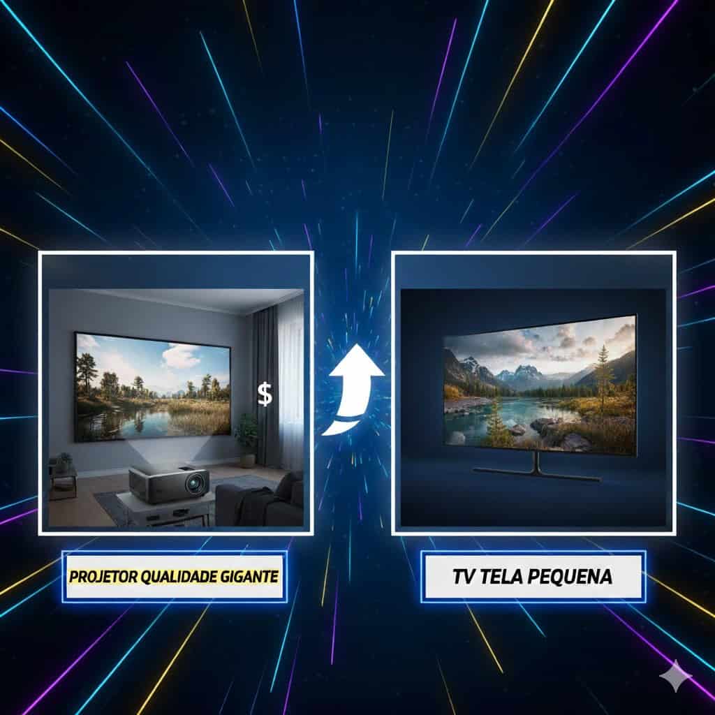 Projetores Baratos que Superam TVs Caras: Tudo Sobre Projeção em 2025 Projetores Baratos que Superam TVs Caras: Tudo Sobre Projeção em 2025
