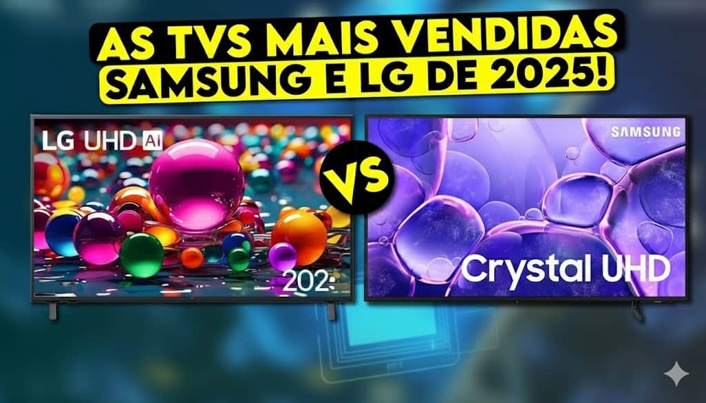 Samsung Crystal UHD U8600F vs LG UHD UA8550: Qual TV Vale Mais a Pena em 2025?