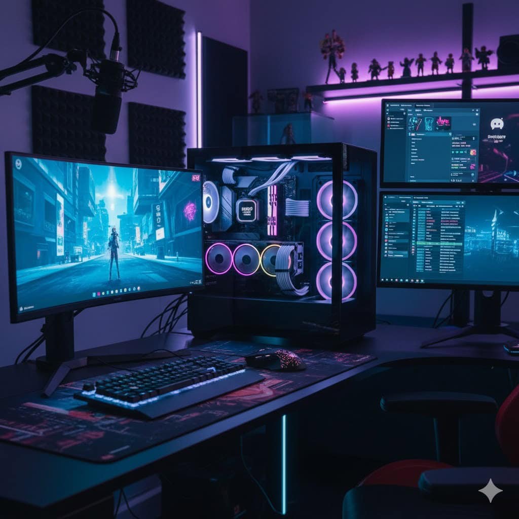 Setup Gamer Completo e Barato 2025: Melhores Opções de Custo-Benefício