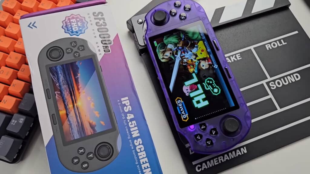 SF3000HD FHD: O Console Portátil Que Agora Conecta na TV e Oferece Experiência Completa de Jogo