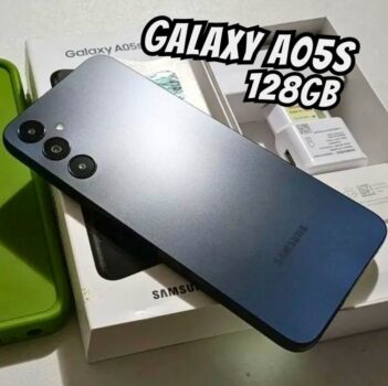 Smartphone Samsung Galaxy A05s 6,7 Tela Infinita 128GB + 6GB RAM Tela Infinita de 6.7" 50MP + 2MP + 2MP, Processador Octa-Core, Bateria de longa duração - Preto