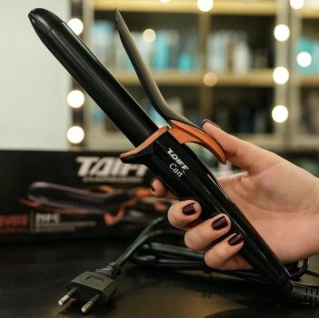 Taiff Profissional Modelador De Cachos Curves 25mm – Cor Preto