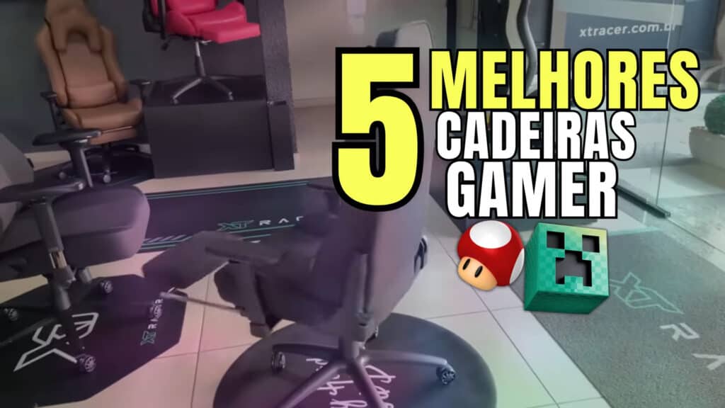 TOP 5 Cadeiras Gamer Custo-Benefício 2025/2026: conforto de verdade, ergonomia e preço justo