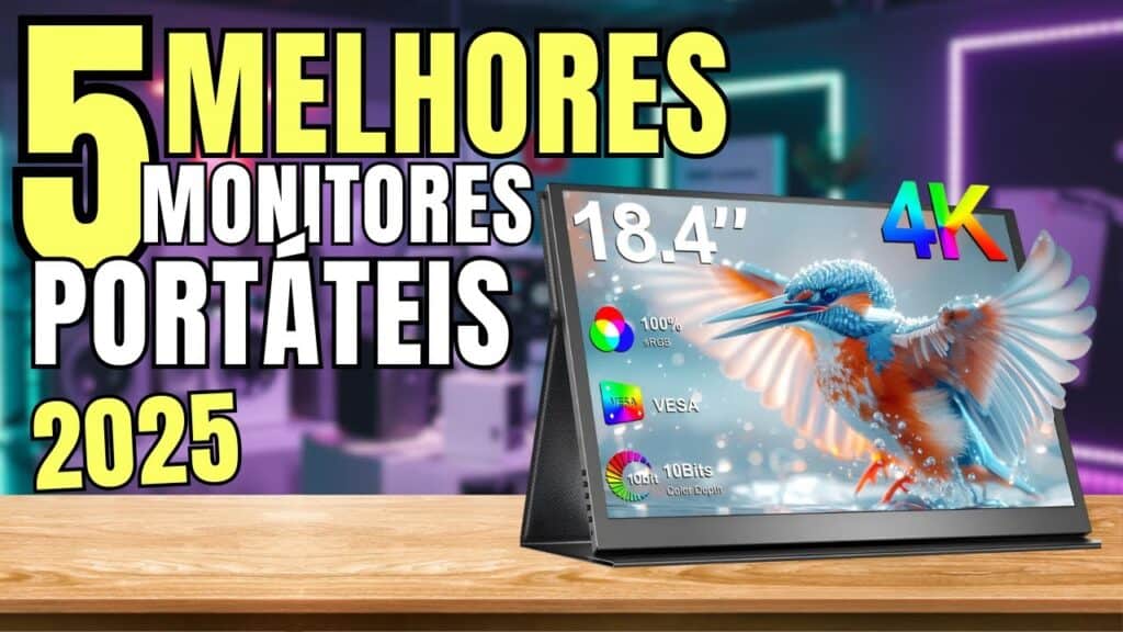 TOP 5 Melhores Monitores Portáteis de 2025 — leve produtividade a qualquer lugar