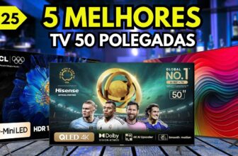 TOP 5 Smart TVs de 50” em 2025: Qualidade de imagem, desempenho e recursos que realmente valem a pena