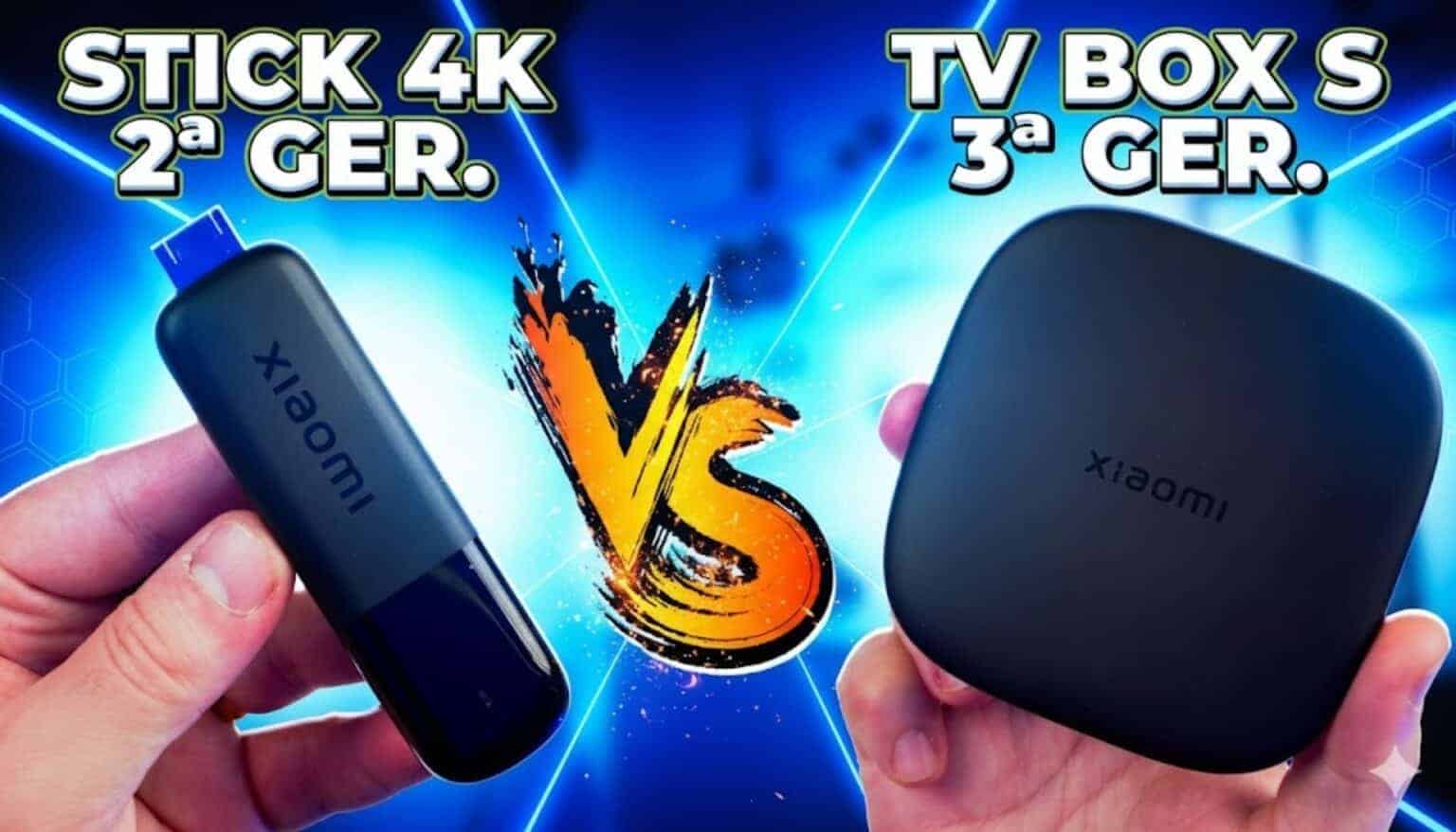 Xiaomi TV Stick 4K (2ª geração) vs Xiaomi TV Box S 4K (3ª geração ...