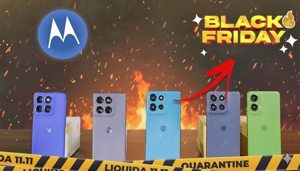 Os Melhores Smartphones da Motorola para Comprar na Black Friday 2025