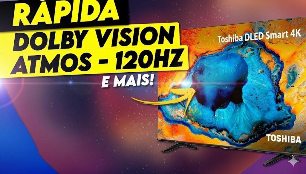 Toshiba C350NS 75": TV 4K gigante com ótimo custo-benefício para a Black Friday 2025