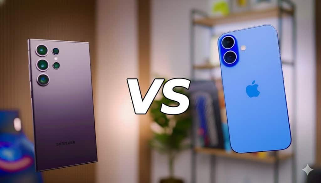 iPhone 16 vs Galaxy S24 Ultra: Qual é o Melhor Custo-Benefício na Black Friday 2025?