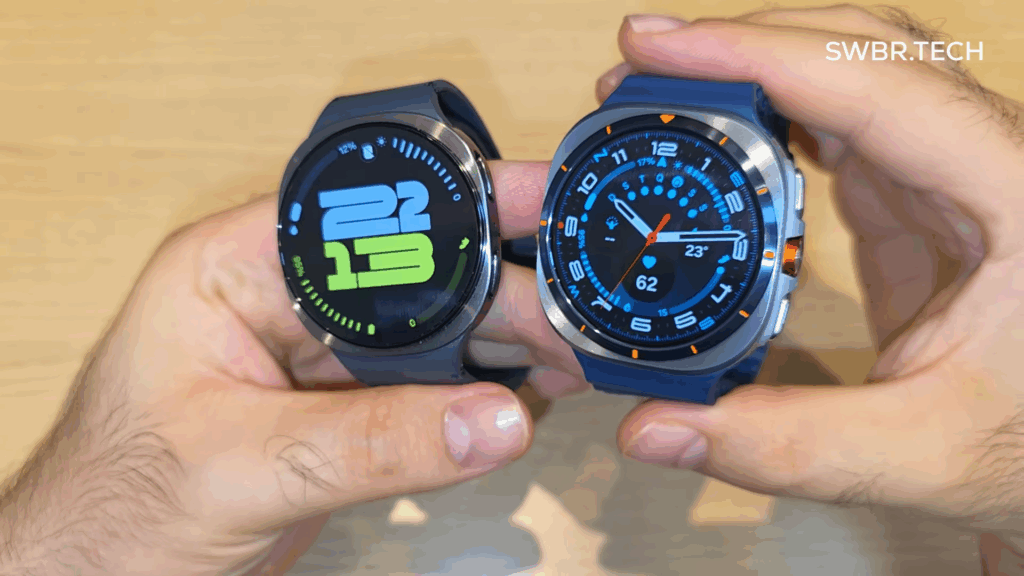 Galaxy Watch 8 vs Galaxy Watch Ultra 2025: comparação completa de design, desempenho, sensores, bateria e custo-benefício