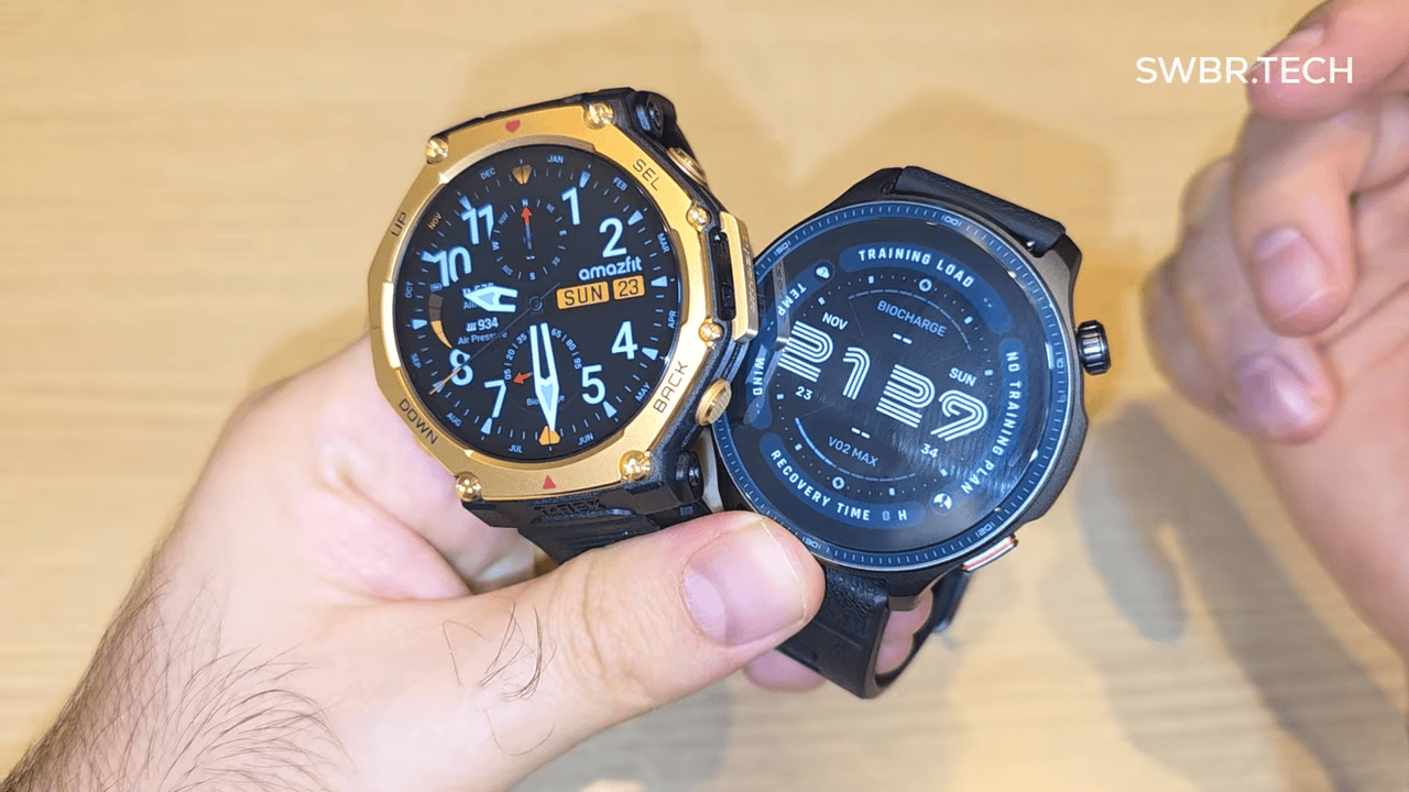Amazfit T-Rex 3 Pro Gold vs Amazfit Balance 2: Comparativo Completo e Qual Vale Mais a Pena