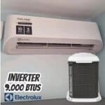 Ar-Condicionado Electrolux Inverter 9.000 BTUs Color Adapt Frio (JI09F/JE09F)
