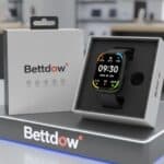 Bettdow SmartWatch, relogio smartwatch com Ecrã tátil e Alexa, à prova d'água IP68, relogio feminino e masculino, com 100+ modo esportivo e recebimento de notificações(preto)