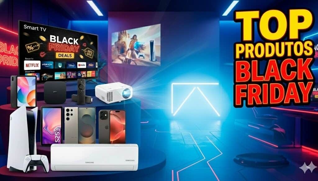 Smart TV, eletrônicos e gadgets em promoção Black Friday 2023 na Promotop.