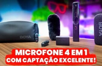 BOYA Magic 4 em 1: O Microfone Completo Para Criadores de Conteúdo em 2025