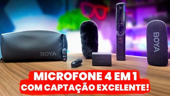 BOYA Magic 4 em 1: O Microfone Completo Para Criadores de Conteúdo em 2025 BOYA Magic 4 em 1: O Microfone Completo Para Criadores de Conteúdo em 2025