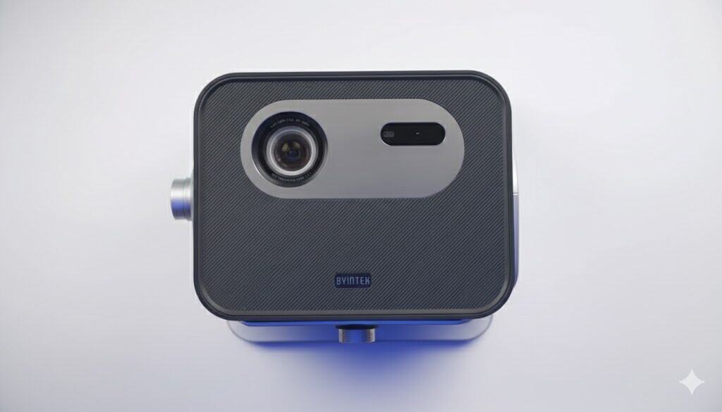 BYINTEK R90 MAX: Projetor DLP Full HD com Google TV Certificado, Brilho Forte e Custo-Benefício Impressionante