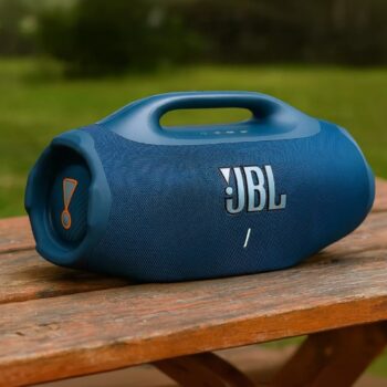 Caixa De Som Bluetooth Jbl Boombox 4 Azul Azul