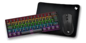 Combo Gamer Pichau Netuno Light 3x1 Rainbow Teclado Mecânico