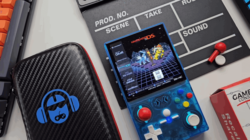 Console Portátil XF40V: Joystick Arcade, Wi-Fi e Bateria de 4000 mAh em Detalhes Console Portátil XF40V: Joystick Arcade, Wi-Fi e Bateria de 4000 mAh em Detalhes