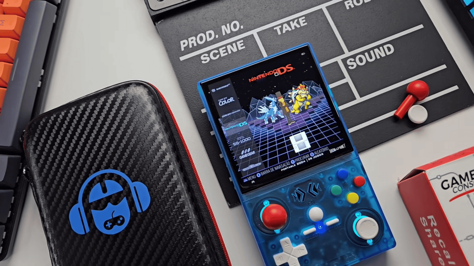 Console Portátil XF40V: Joystick Arcade, Wi-Fi e Bateria de 4000 mAh em Detalhes Console Portátil XF40V: Joystick Arcade, Wi-Fi e Bateria de 4000 mAh em Detalhes