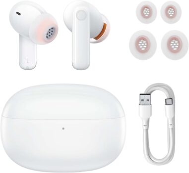 Fone Ouvido Sem Fio Baseus Bowie Mz10 com Cancelamento De Ruído Ativo (BRANCO)