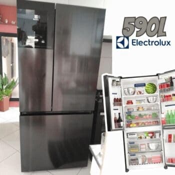 Geladeira Electrolux Multidoor Efficient Com Autosense e Inverter 590 l Black Inox Look (IM8B)