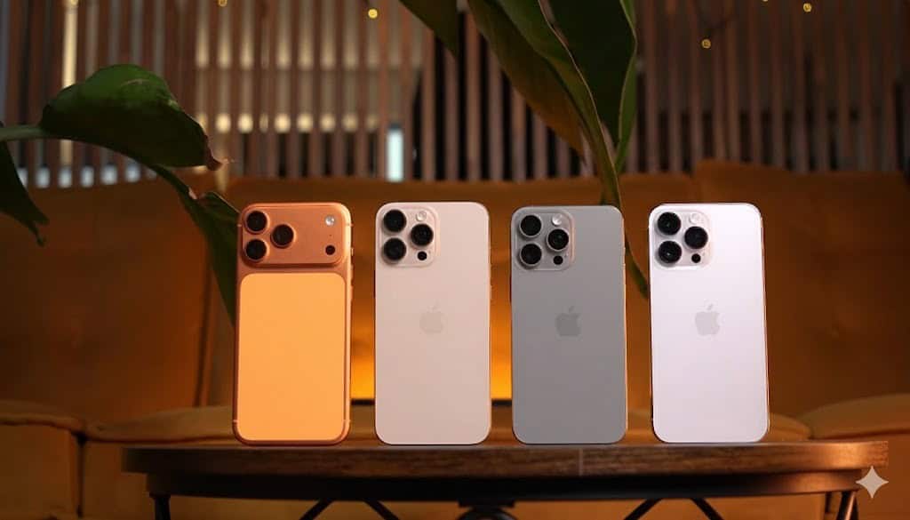 iPhone 17 Pro Max vs 16 Pro Max vs 15 Pro Max vs 14 Pro Max: o que realmente mudou em 2025?