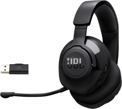 JBL, Fone de Ouvido Com Fio, Quantum 360 Wireless, Headset Gamer, Over Ear, Microfone Removível – Preto