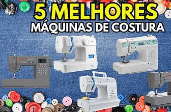 Melhores máquinas de costura portátil em 2026: top 5 para começar ou profissionalizar seus projetos
