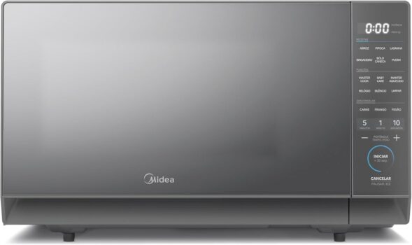 Micro-ondas 27L Prata Porta Espelhada MasterCook Midea
