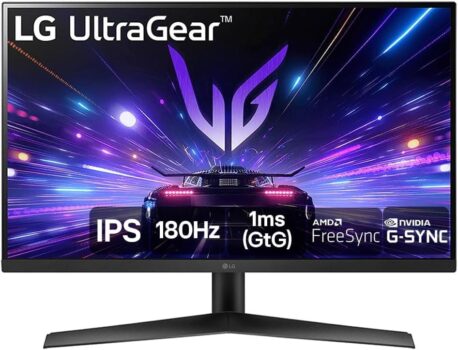 Monitor Gamer LG UltraGear 27” IPS, 180Hz, 1ms (GtG), NVIDIA G-SYNC , AMD FreeSync, HDR10, sRGB 99% - 27GS60F-B
