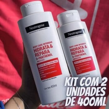 Neutrogena Hidratante Corporal Body Care Intensive Hidrata&Repara, Kit com 2 Unidades de 400ml