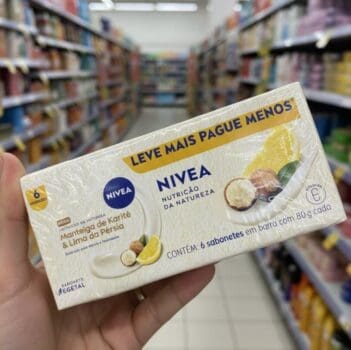 NIVEA Sabonete Vegetal Nutrição Da Natureza Manteiga De Karité & Lima Da Pérsia 80g (6 un.)