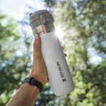 Garrafa Térmica Quick Flip Stanley 710ml Go Bottle Branco Cor Polar