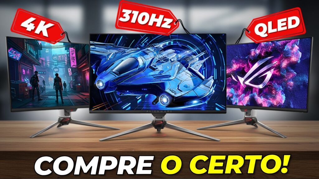 Top 7 Monitores Gamer Baratos 2025: 24″ a 27″ com 144–300 Hz (Curvo, Ultrawide e 4K) Top 7 Monitores Gamer Baratos 2025: 24″ a 27″ com 144–300 Hz (Curvo, Ultrawide e 4K)