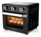 Forno Elétrico Family Modo Air Fryer Grill 20 Litros 7 Opções de Cocção Timer 60min Até 230°c Forno Fryer 1400 W De Potência Grelhas Removíveis Cor Preto – Hamilton Beach