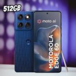 Smartphone Motorola Edge 60 5g – 512gb 24gb (12gb Ram+12gb Ram Boost) Tela Quad-curve Moto Ai 50mp Sony Camera Ultrarresistencia Militar Ip68 + Ip69 – Azul Marinho