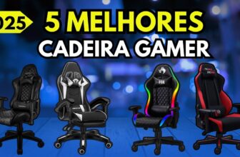 Melhores Cadeiras Gamer 2025: TOP 5 Modelos com Conforto, Estilo e Custo-Benefício