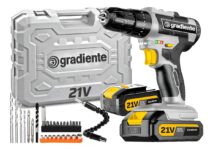Parafusadeira Furadeira De Impacto Profissional 21v Modelo Gpb21vx 2 Baterias Com Maleta Gpb21vx Gradiente